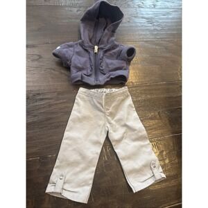 American Girl Doll Clothes, Ruffled Hoodie Outfit